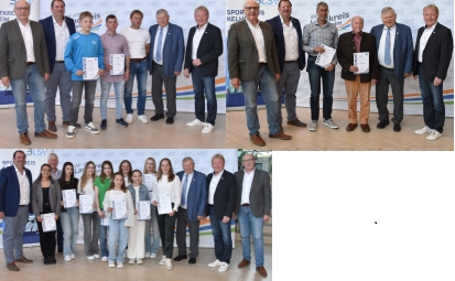 Landkreis und Stadt Kelheim ehrt erfolgreiche Sportler*innen des ATSV 1871 Kelheim e.V.