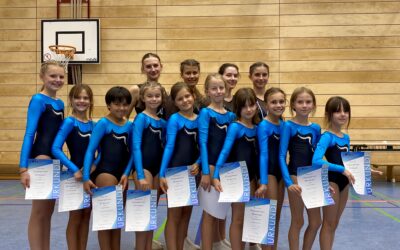 Sophia Probst vom ATSV Kelheim wird Bayerische Jahrgangsbeste im Trampolinturnen