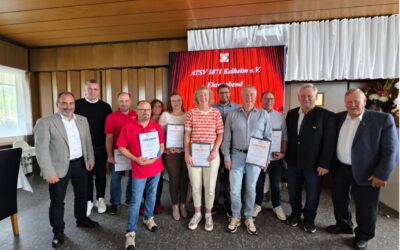 ATSV Kelheim würdigt langjährige Treue und ehrenamtlichen Einsatz